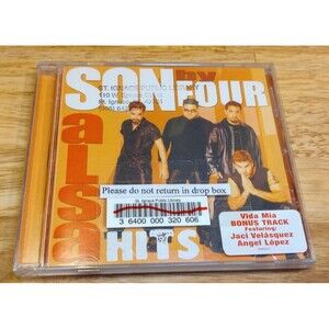 Salsa Hits-Son By Four [*READ* EX-LIBRARY]-CD Jewel Case-Spanish-Latin-Hispanic
